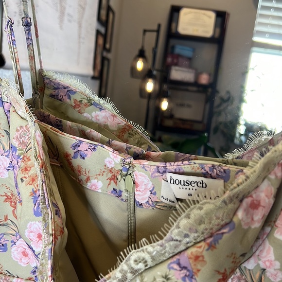 House of CB 'Charlotte' Peony Print Floral Midi Sundress NWOT - Picture 9 of 11